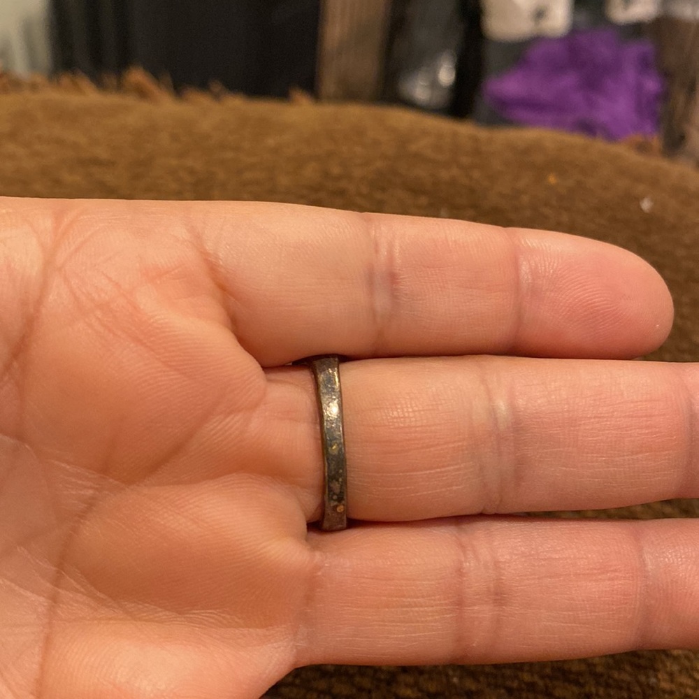 Silver Ring With Very Tiny Diamonds - image 2